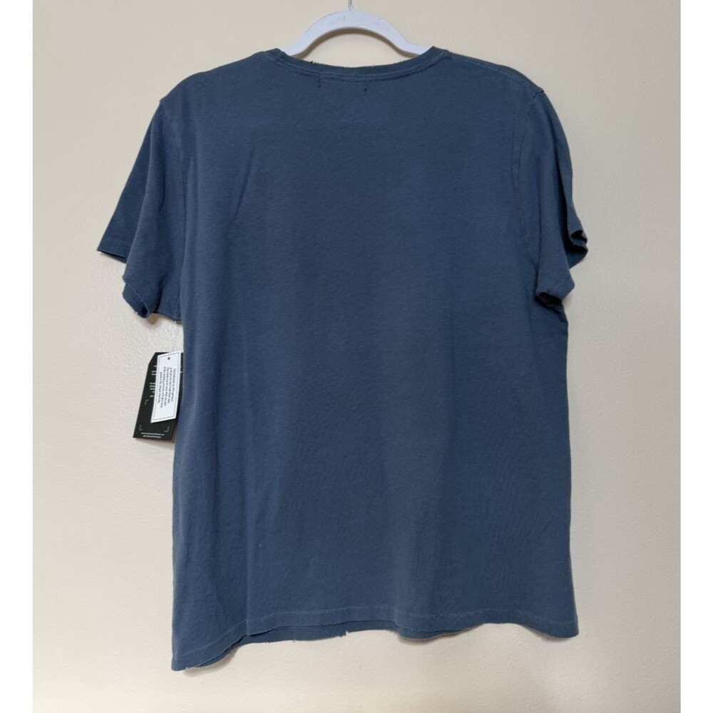 Junk Food Lynyrd Skynyrd Bird T-Shirt Womens Medium Blue Distressed Tee Shirt - Picture 3 of 10